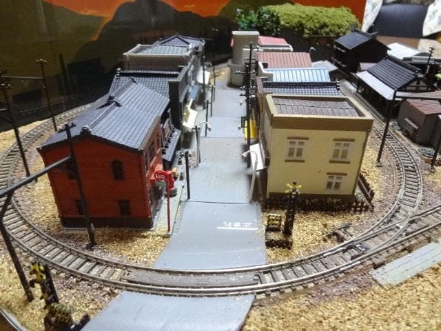 完成品 Nゲージ鉄道模型 昭和の鉄道模型をつくる レイアウト　ジオラマ　ジオコレ