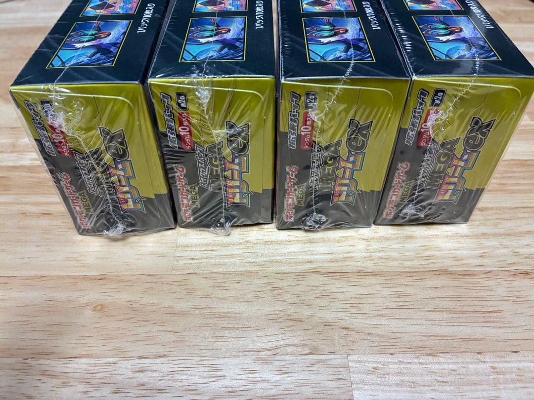 【新品未開封】シュリンク付 ポケモンカードゲーム MEGAドリームex 4BOX