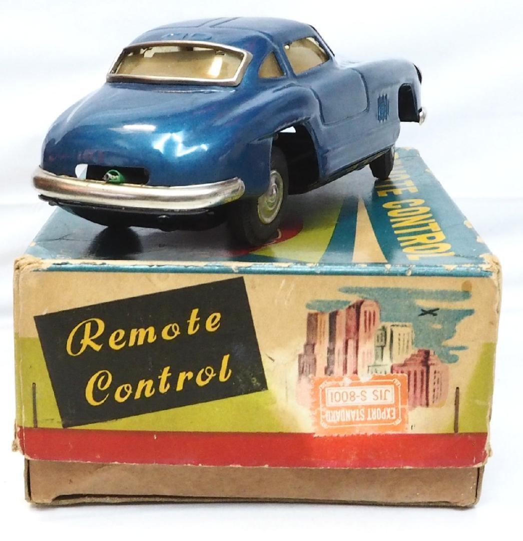 KS【メルセデス ベンツ300SL青リモコン欠】ブリキtin toy car箱付