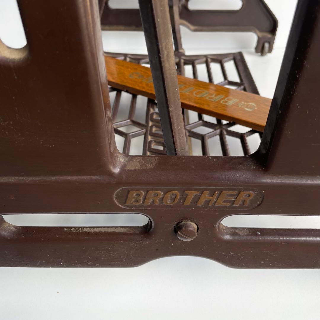 BROTHER アンティークミシン ヴィンテージ 鉄脚 レトロ DIY テーブル