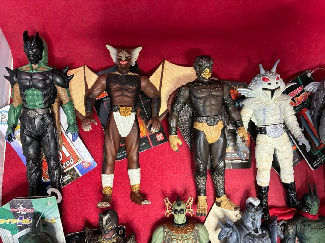 タグ付き 仮面ライダー 怪人シリーズ 21体 まとめ売り ソフビ