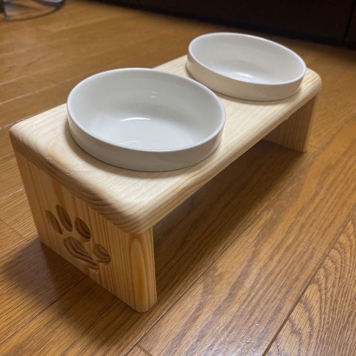 オーダー　ペット　フードスタンド　フードテーブル　餌台　餌入　水入れ　ご飯台