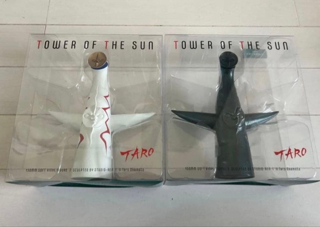 【限定品】太陽の塔　ブロンズ色彩仕上げ&ノーマルソフビセット