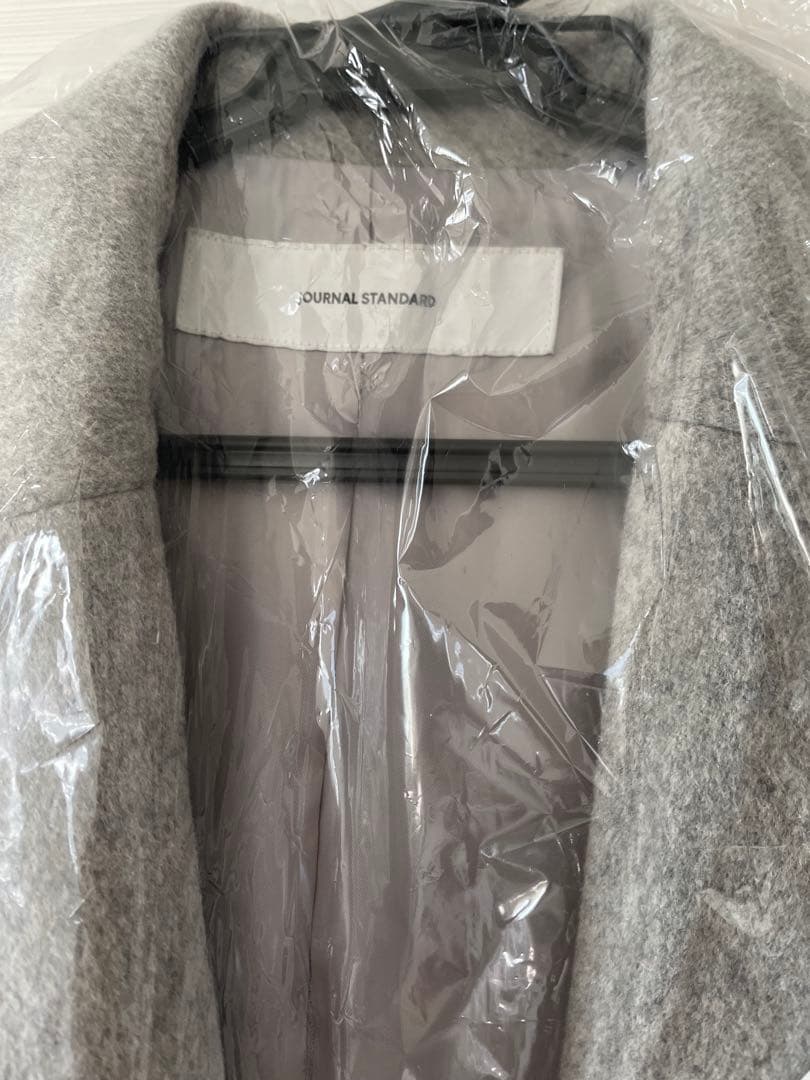 美品クリーニング済　ジャーナルスタンダード　ロング　チェスターコート　S グレー