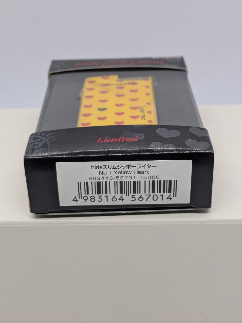 hide　イエローハート　ジッポー　スリム　未使用品　ZIPPO
