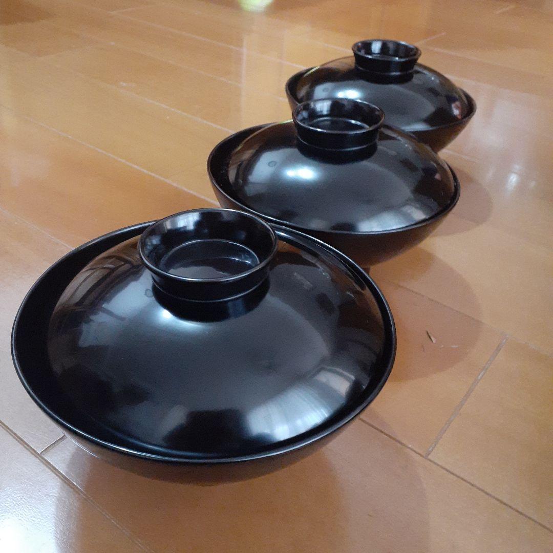 蒔絵付　吸物椀　5個セット　木箱付き