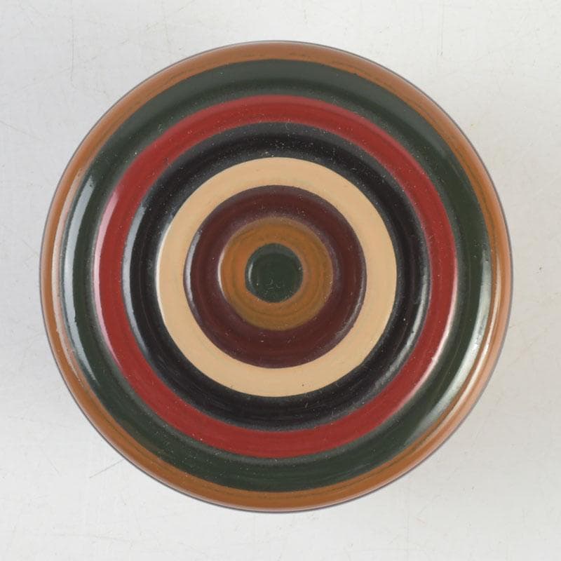 茶道具　輪島塗　高橋朝也 (二代 金浦)　独楽塗　茶器　棗　共箱　V　9567