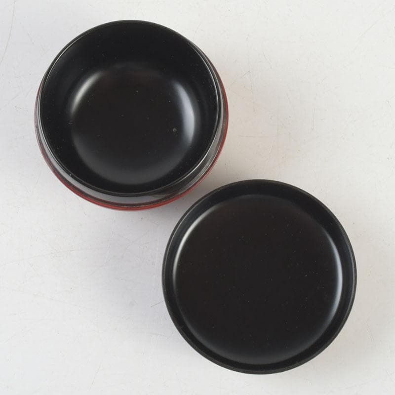 茶道具　輪島塗　高橋朝也 (二代 金浦)　独楽塗　茶器　棗　共箱　V　9567