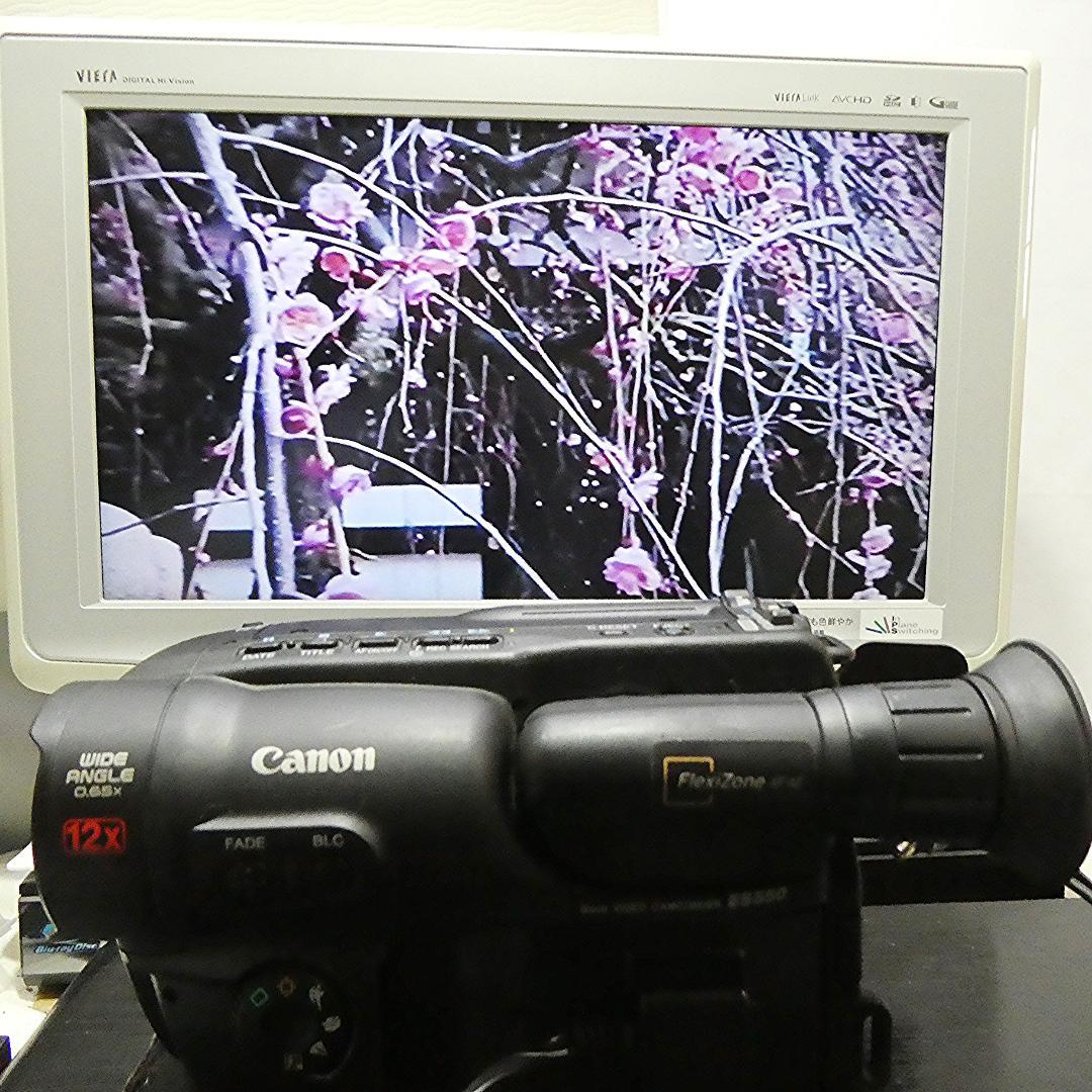動動作良好　キャノンES550 Video8 8ミリビデオカメラ DVD化に最適