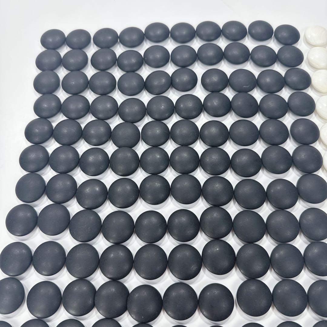 ✦蛤碁石 那智黒 32号 日向特製 メキシコ産 碁笥✦