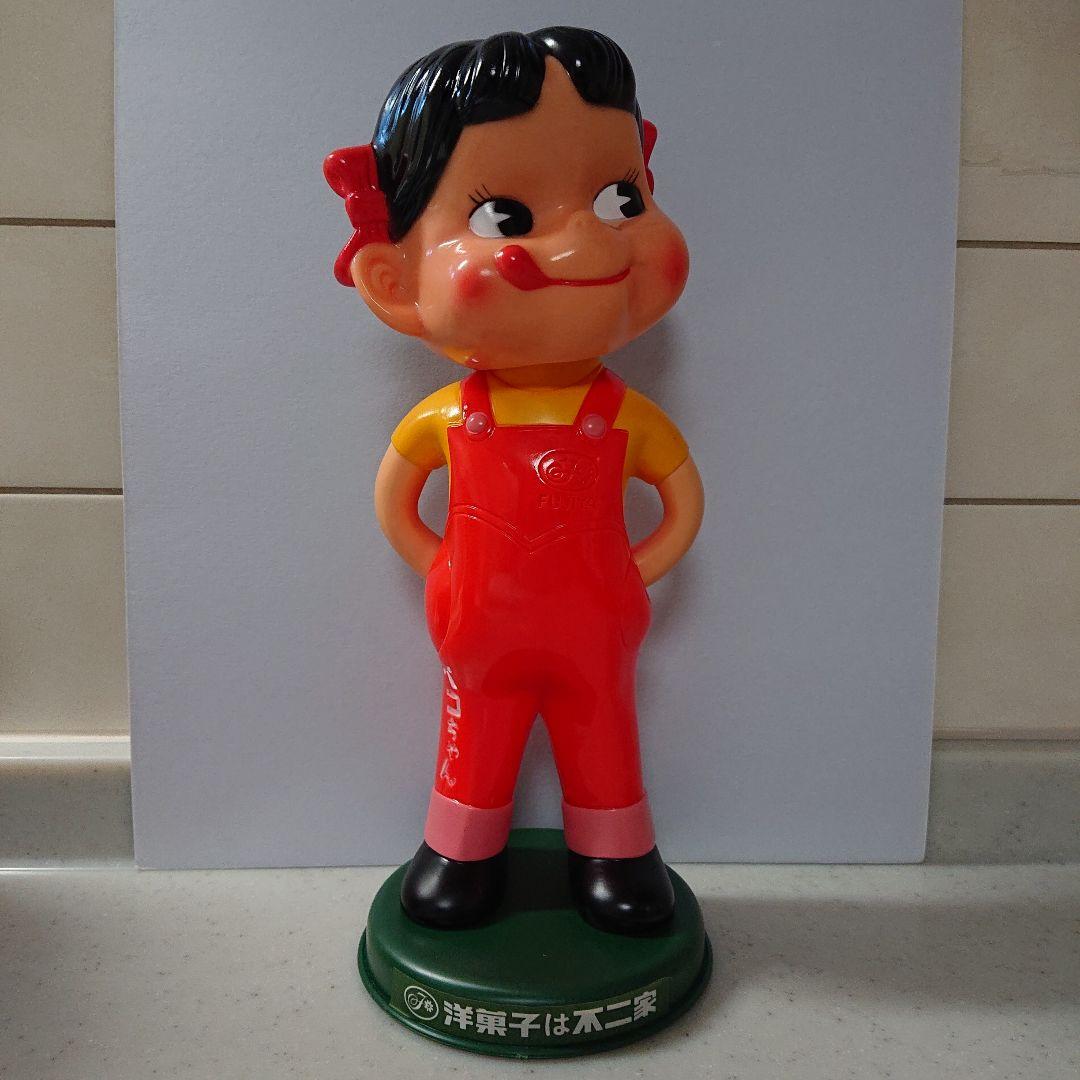 【美品】不二家 ペコちゃん　首振り人形 昭和レトロ
