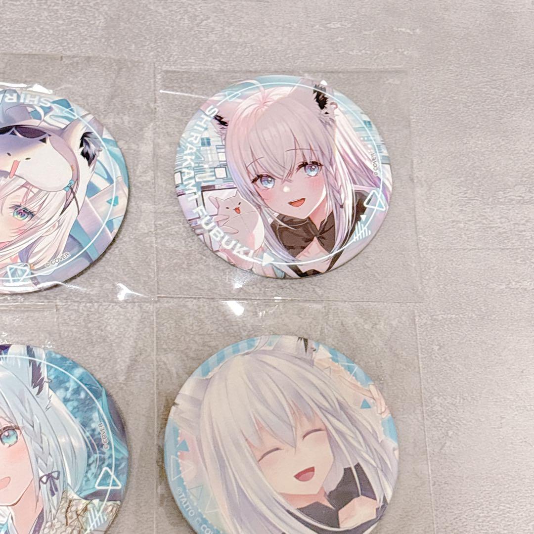 ホロライブ オンリー キャラバッジ ローソン 等 缶バッジ セット 白上フブキ