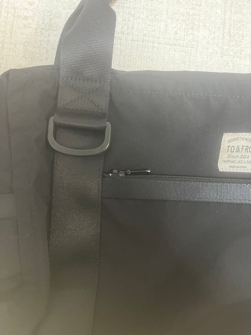 TO&FRO ボストンバッグミニ　ブラック