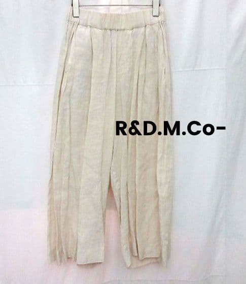 美品　オールドマンズテーラー　R&D.M.Co-　サルエルパンツ　リネン　パンツ