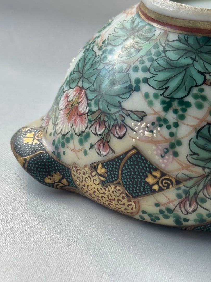 こちら専用です　　希少品　明治初期　骨董品　九谷焼　古九谷　九谷造　　煎茶々碗