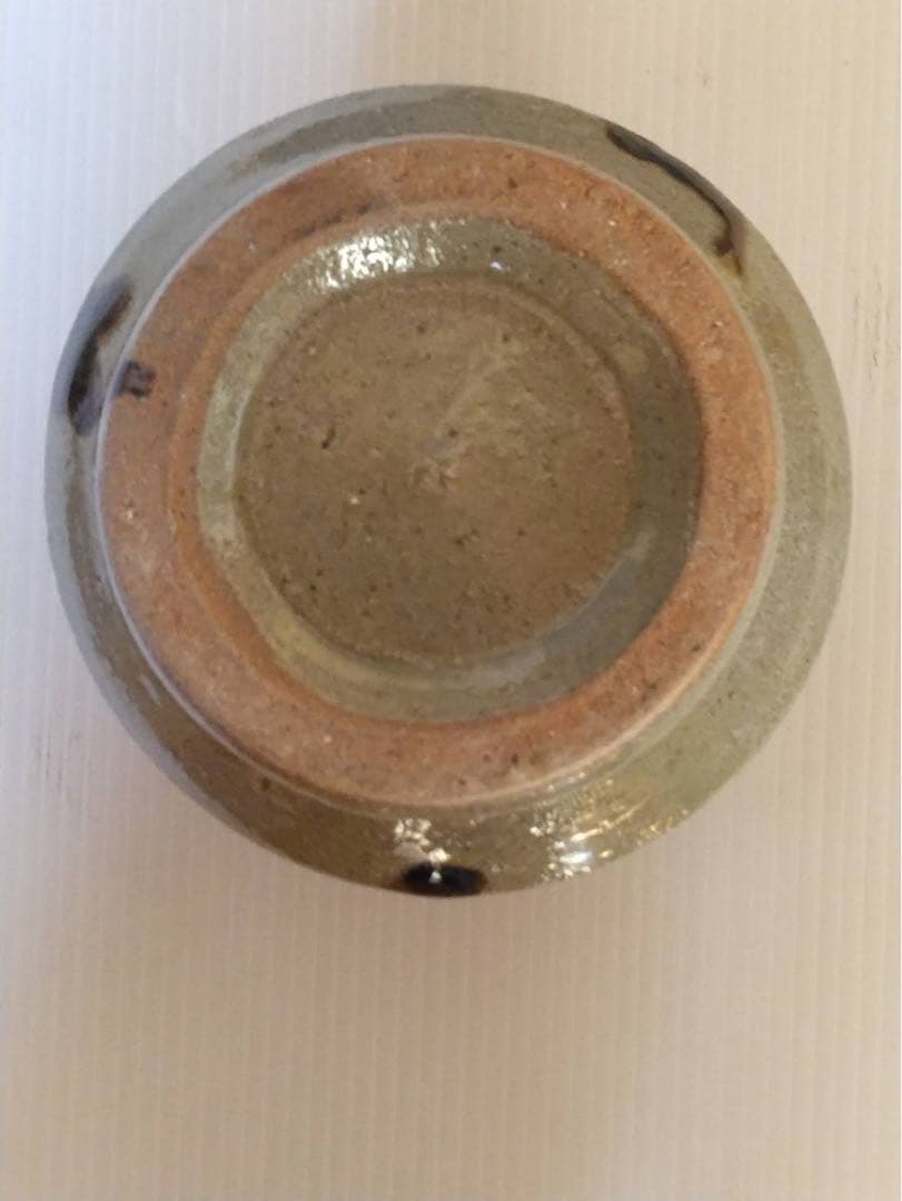 人間国宝「浜田庄司」作　鉄絵花瓶　共箱付　無疵完品　真作保証品