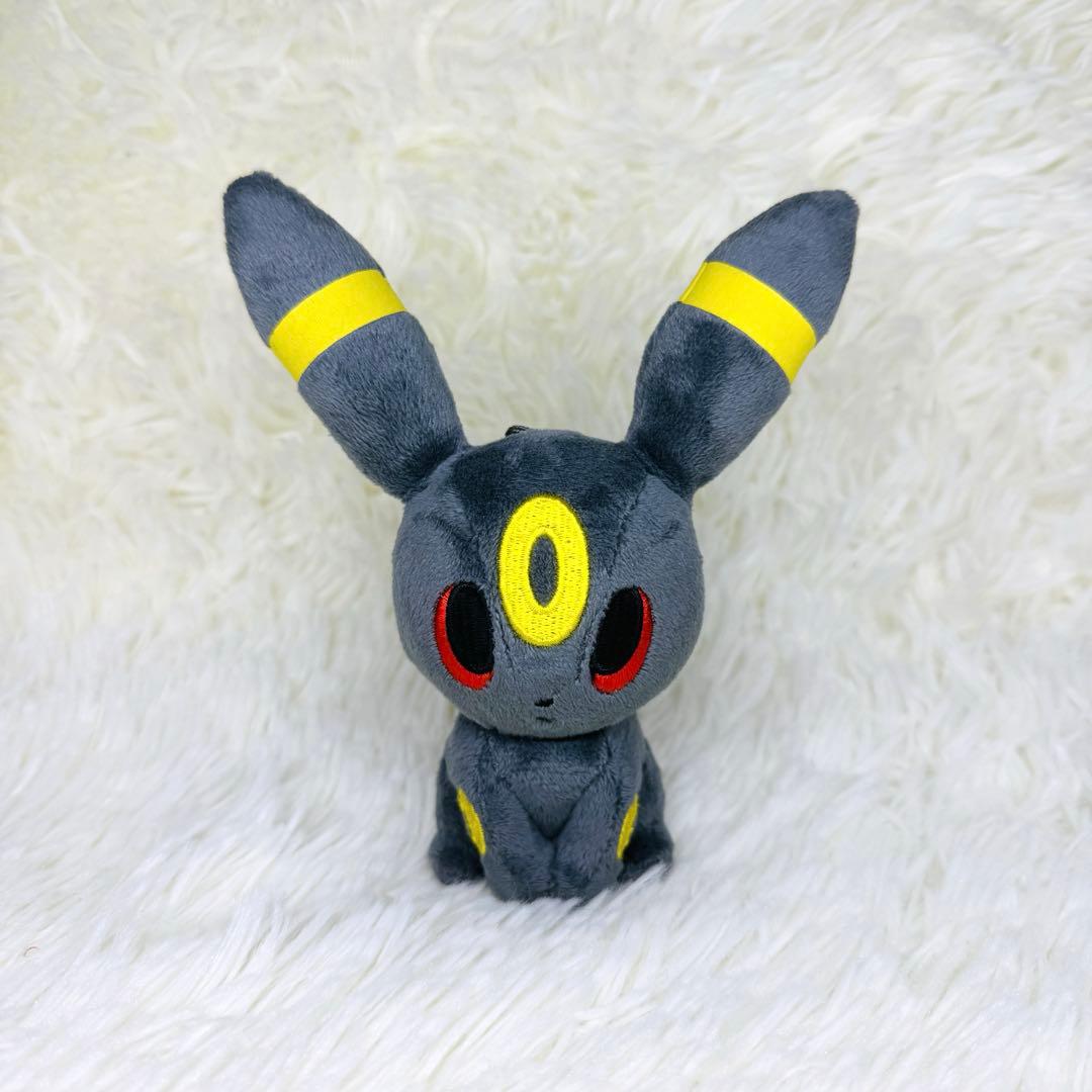 希少 美品 ポケモンタイム ブラッキー ボールチェーン マスコット ぬいぐるみ