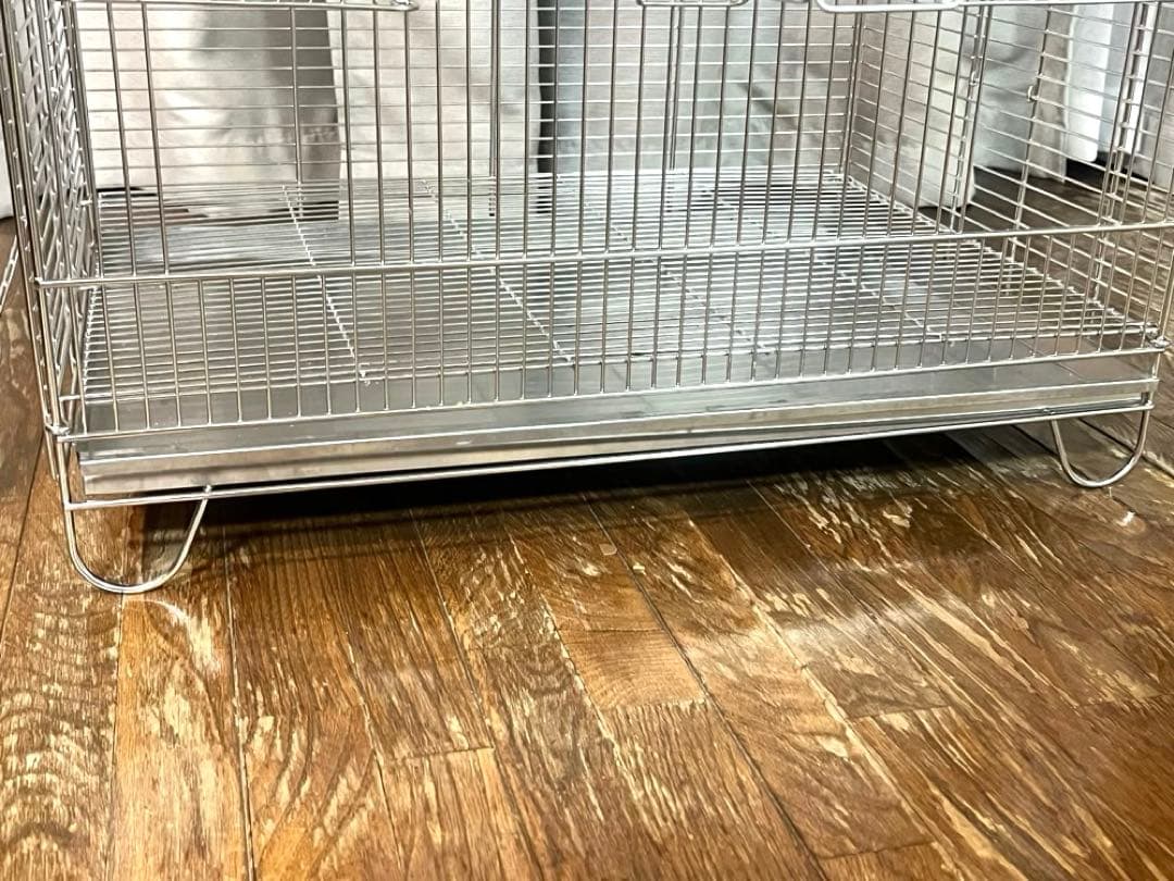 【新品未使用】オールステンレス製 大型ケージ　送料無料！お買い得価格