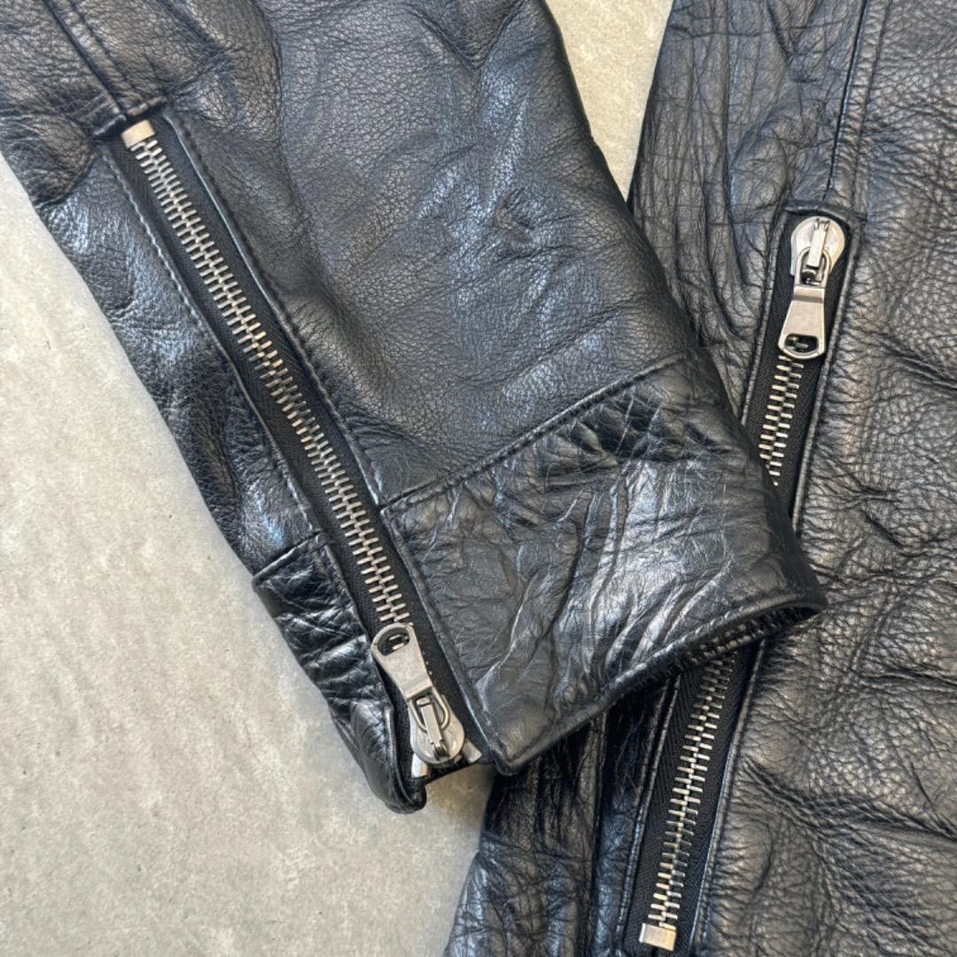 S*E様 ジュンハシモト レザー ブルゾン ブラック 2 junhashimot