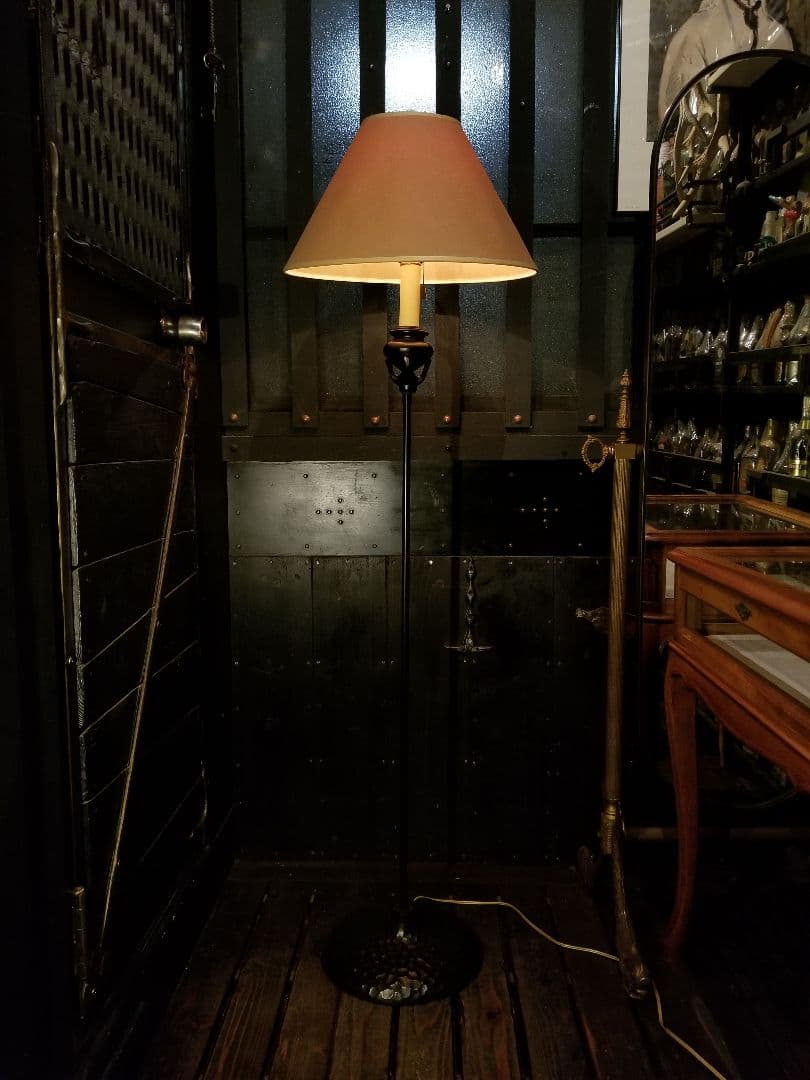 ロバート　アビー　アメリカ製　ヴィンテージ　ブラック　ハンマートーン　ランプ