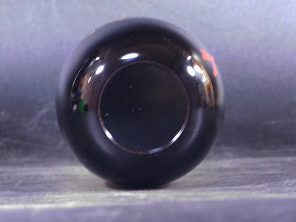 【茶道具　塗師　中村　宗尹　ぼんぼり中棗（共箱）／蒔絵　内朱】