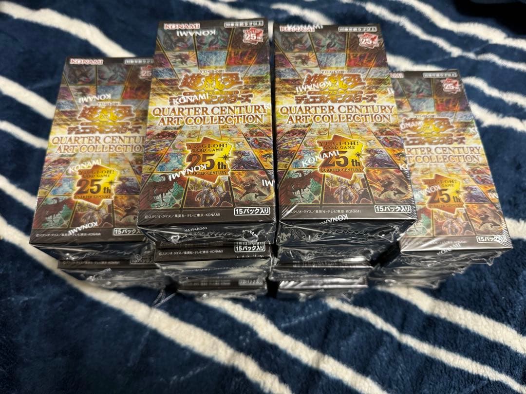遊戯王 QUARTER CENTURY ART COLLECTION 14箱