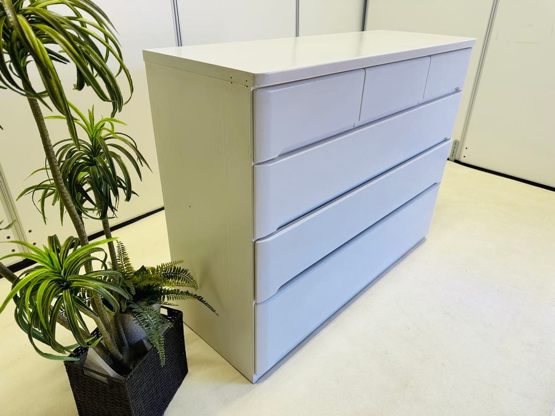 NITORI ローチェスト ホワイト 5段