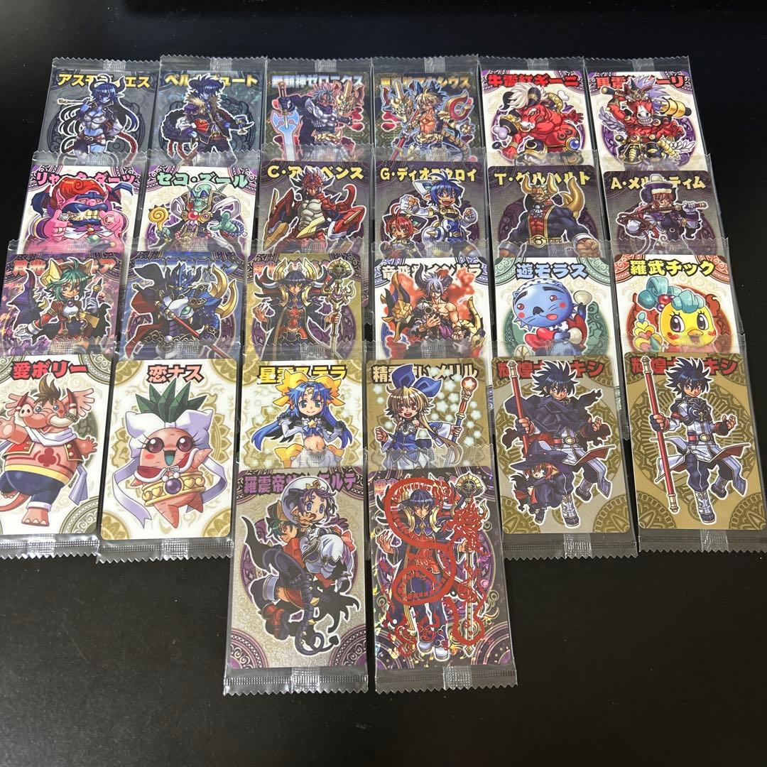 【格安】　神羅万象チョコ　王我羅旋の章　1〜4弾フルコンプ