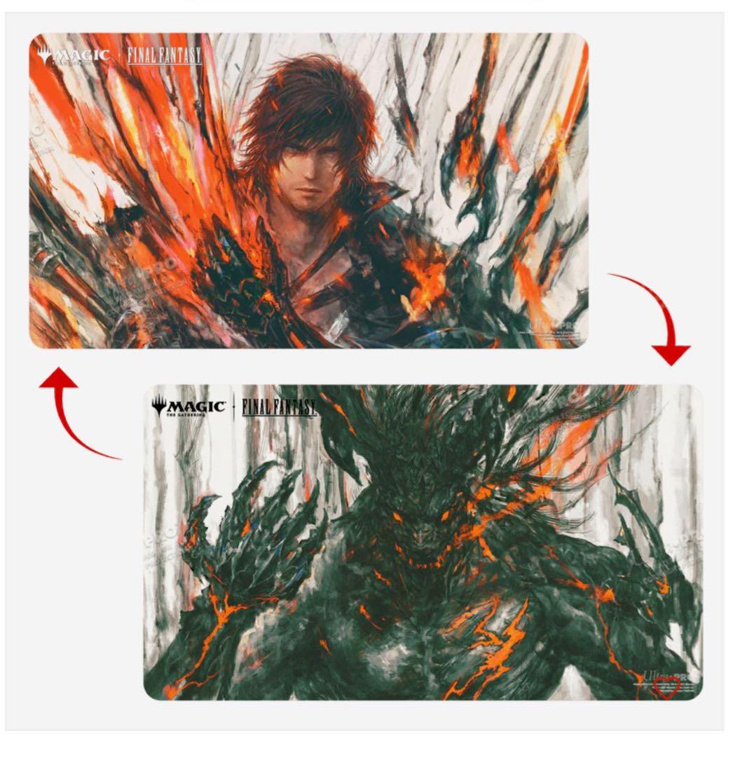 クライヴ イフリート 両面 プレイマット ファイナルファンタジー MTG 新品