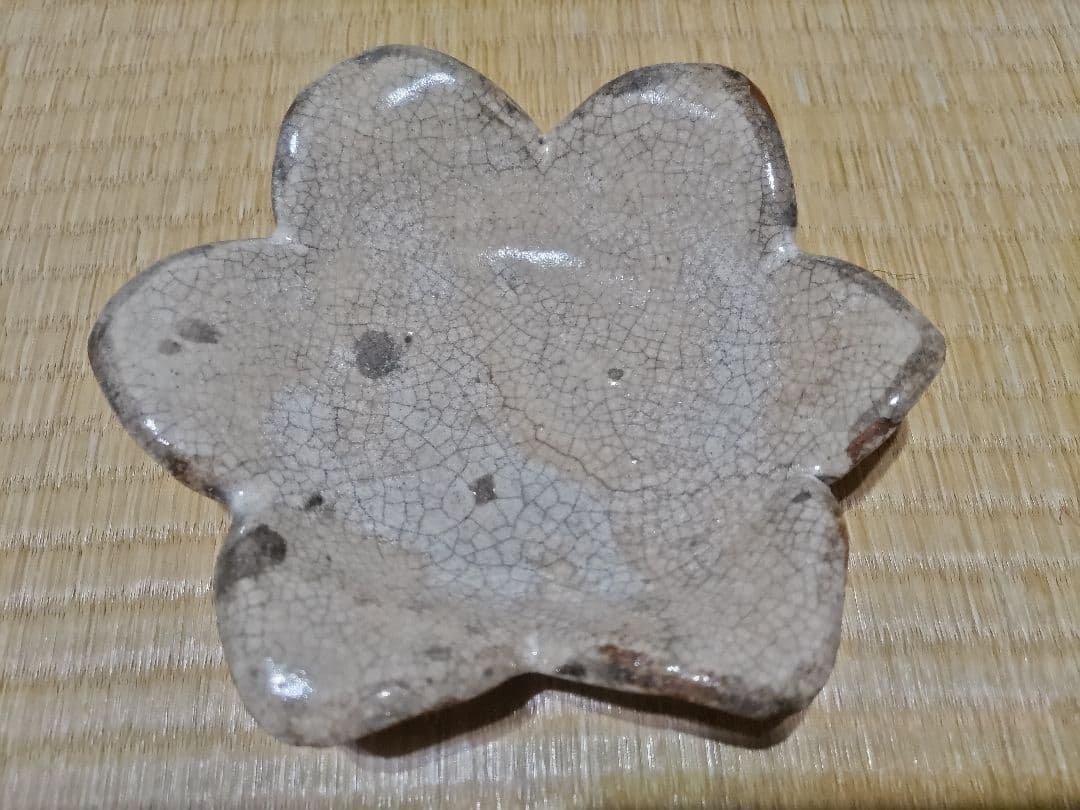 志野釉　御深井焼　向付　本金直し