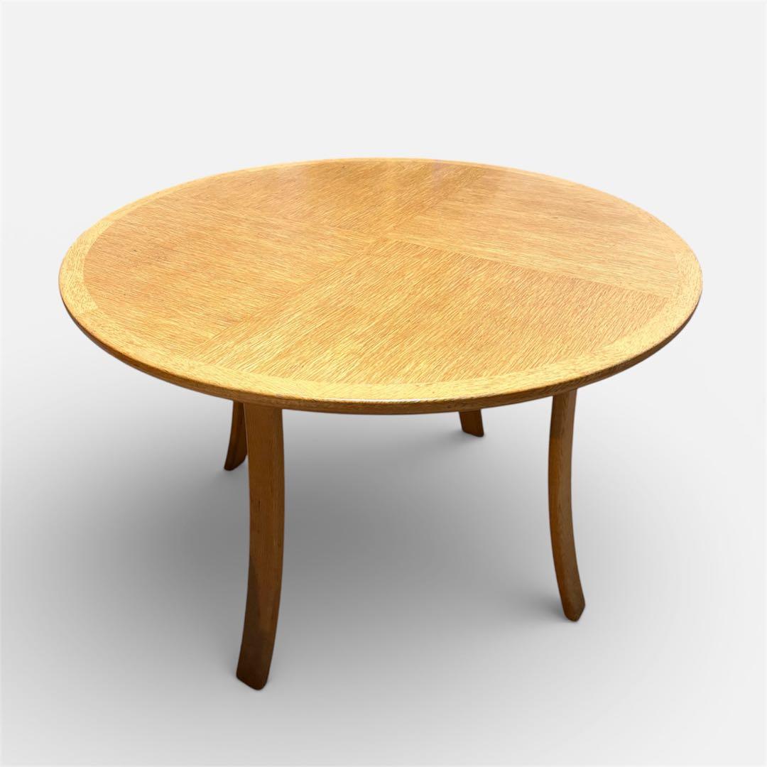 m*A様 天然木製 円形ダイニングテーブル 110×110×710 ラウンドテー