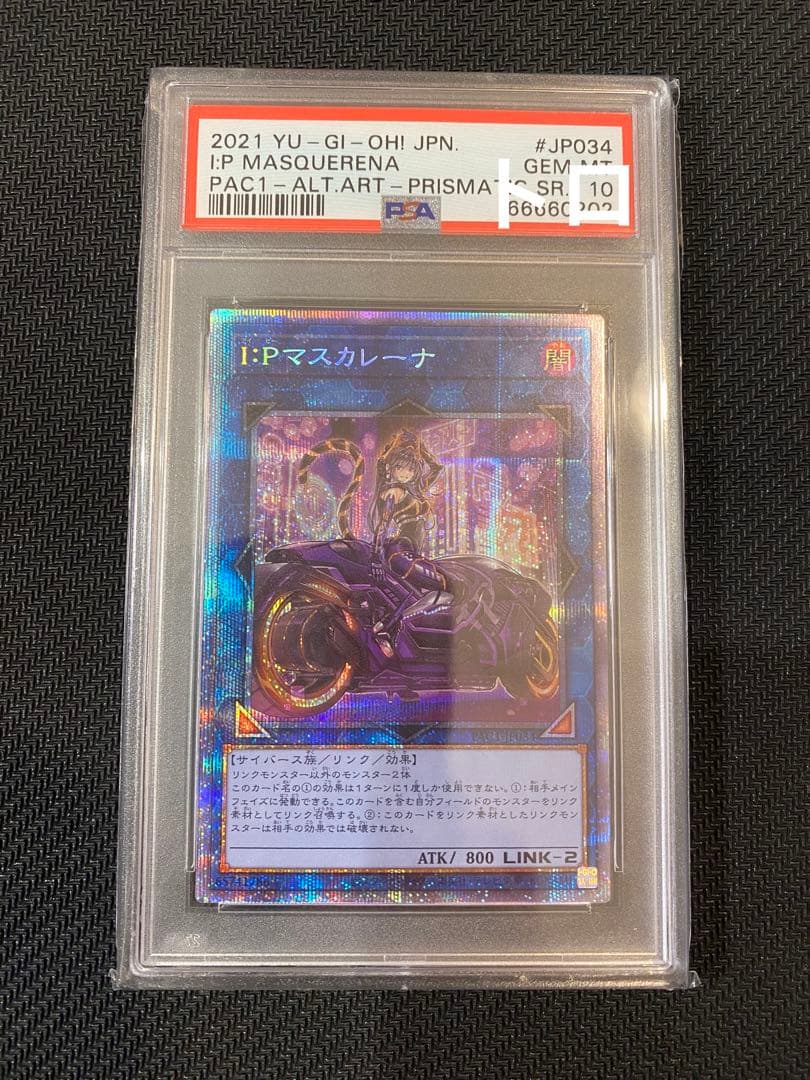 IPマスカレーナ　絵違い　PSA10 遊戯王