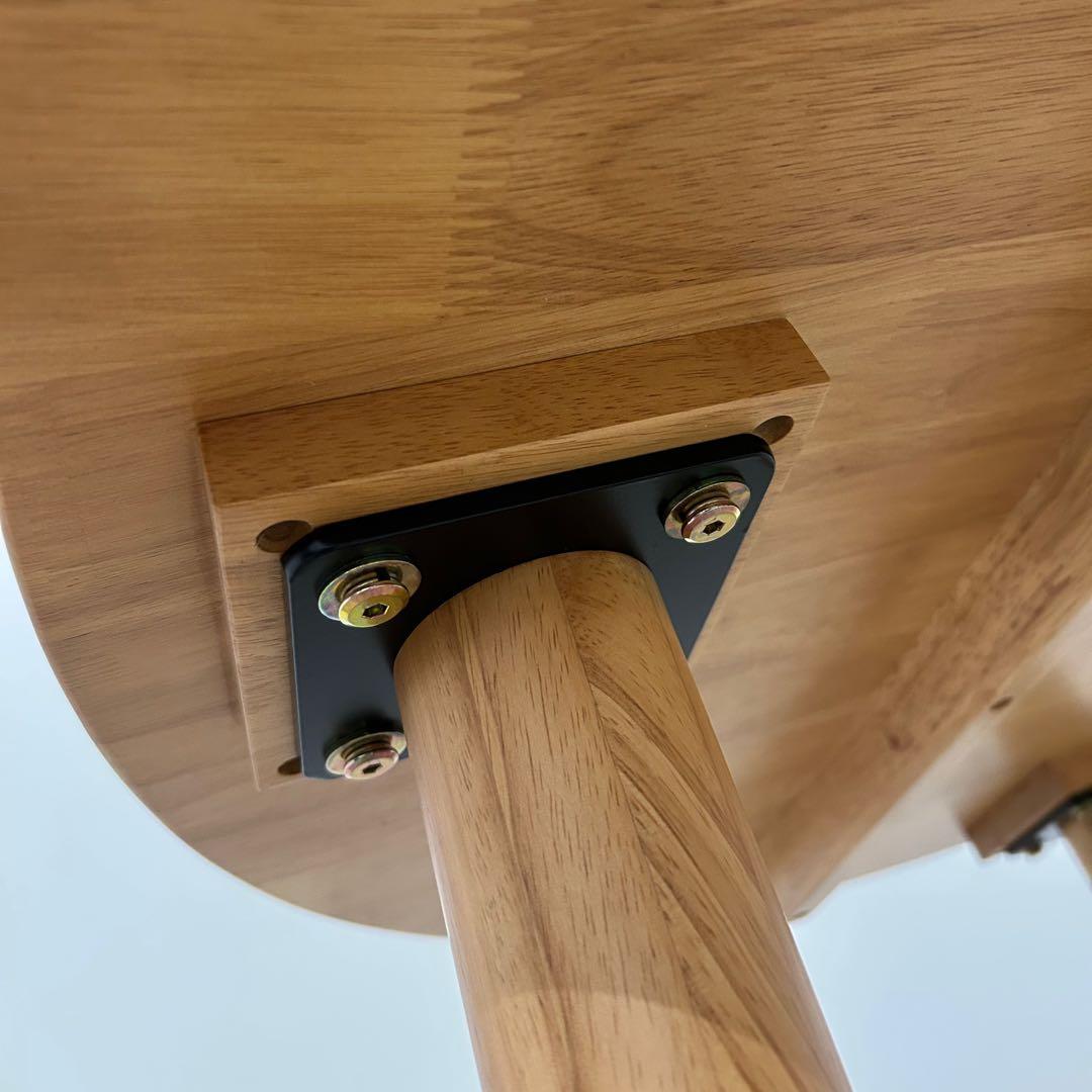 現品限り 新品☆丸いダイニングテーブル 円卓 ラウンドテーブル カフェ風 北欧風