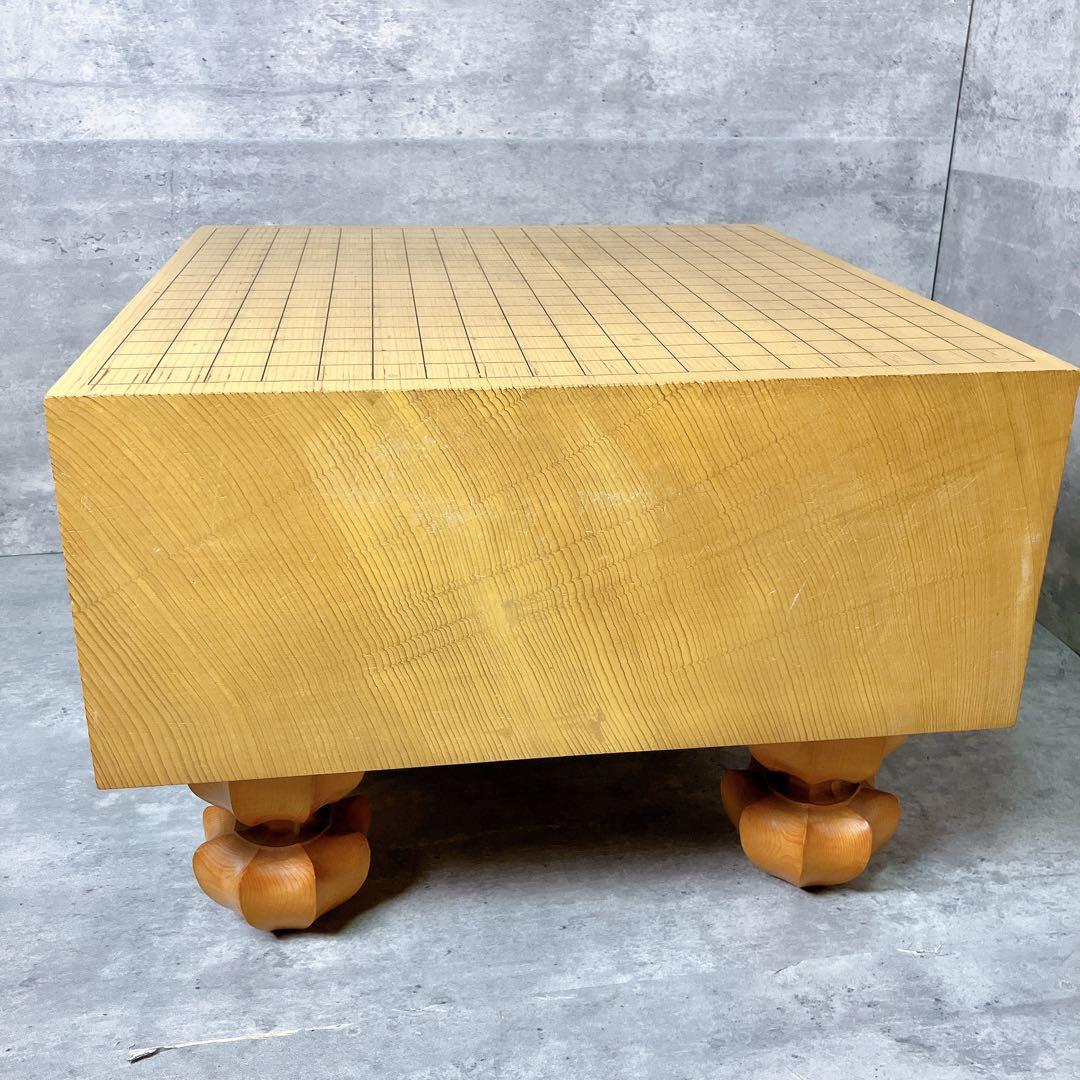 蛤碁石32号サイズ 5.7寸柾目碁盤 蓋つき セット