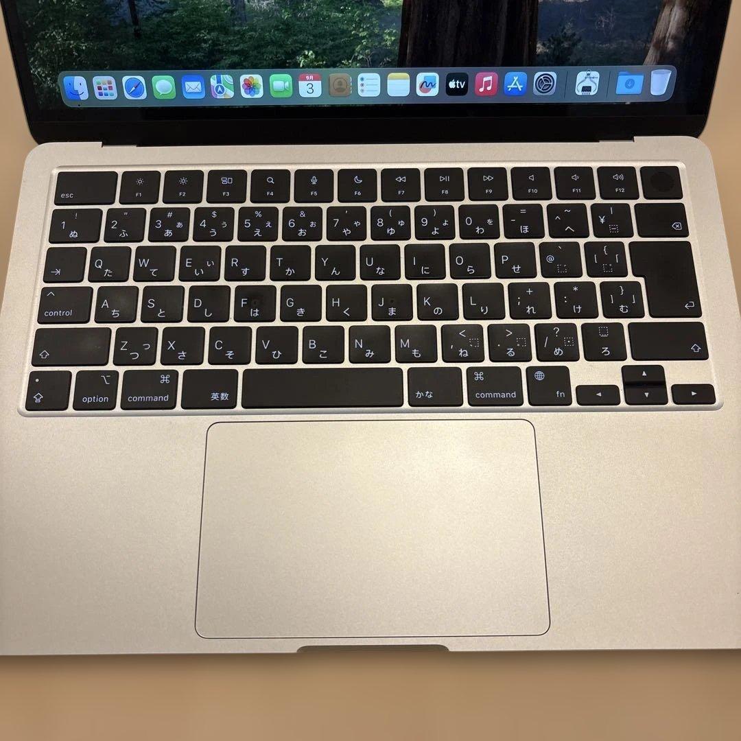 【美品】13インチMacBookAir M2 256GB 8GBメモリ