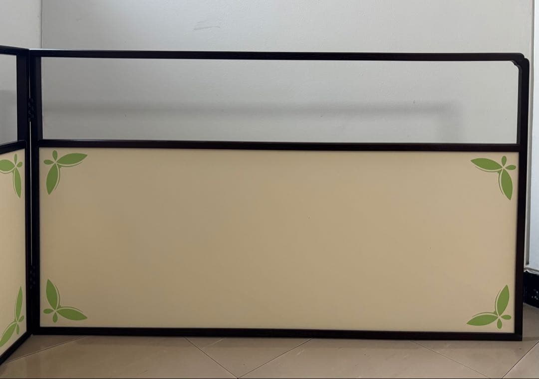 向蝶 枠付 風炉先屏風 茶道具