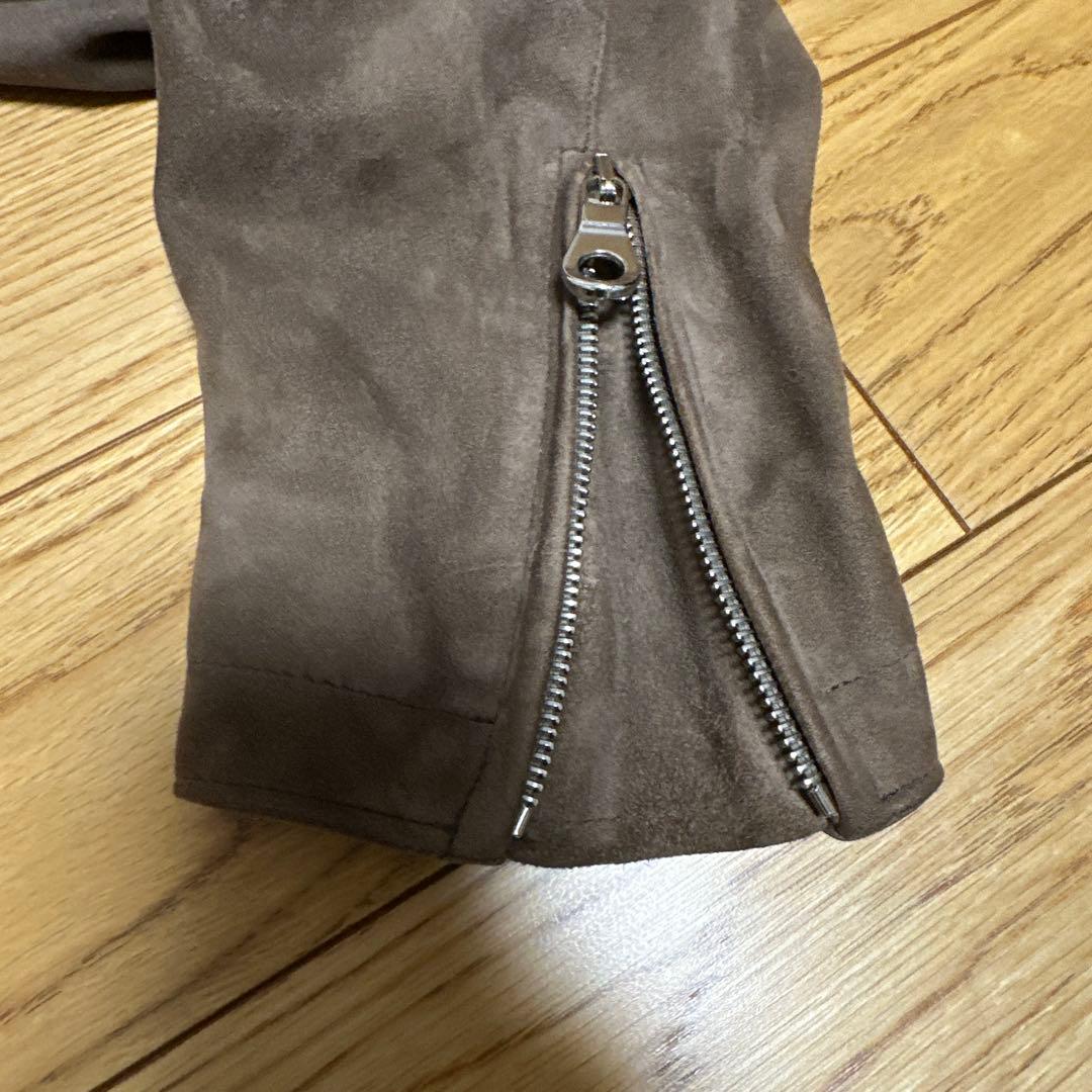 CINQUANTA チンクアンタ　ゴートスエード シングルライダース　46