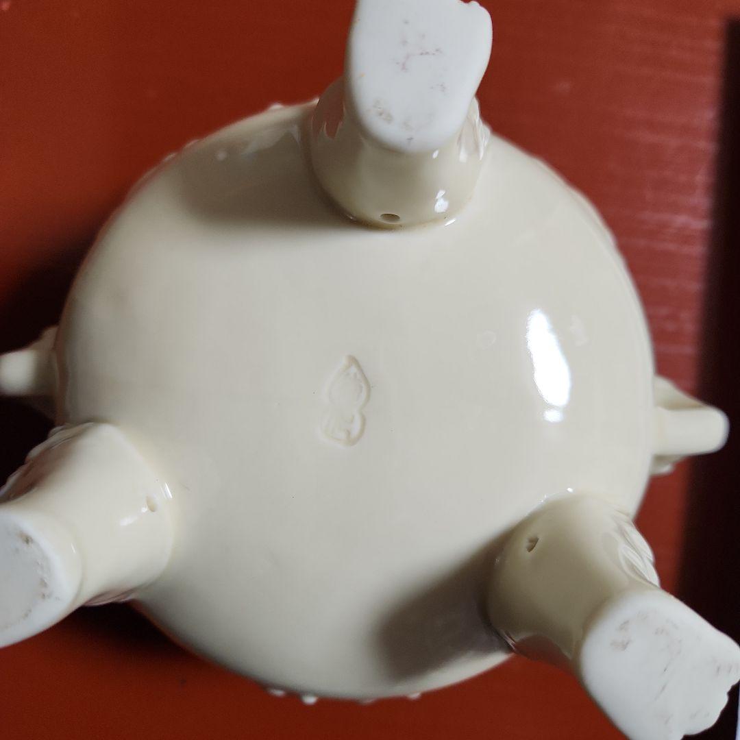 徳化窯白磁三獣足香枦