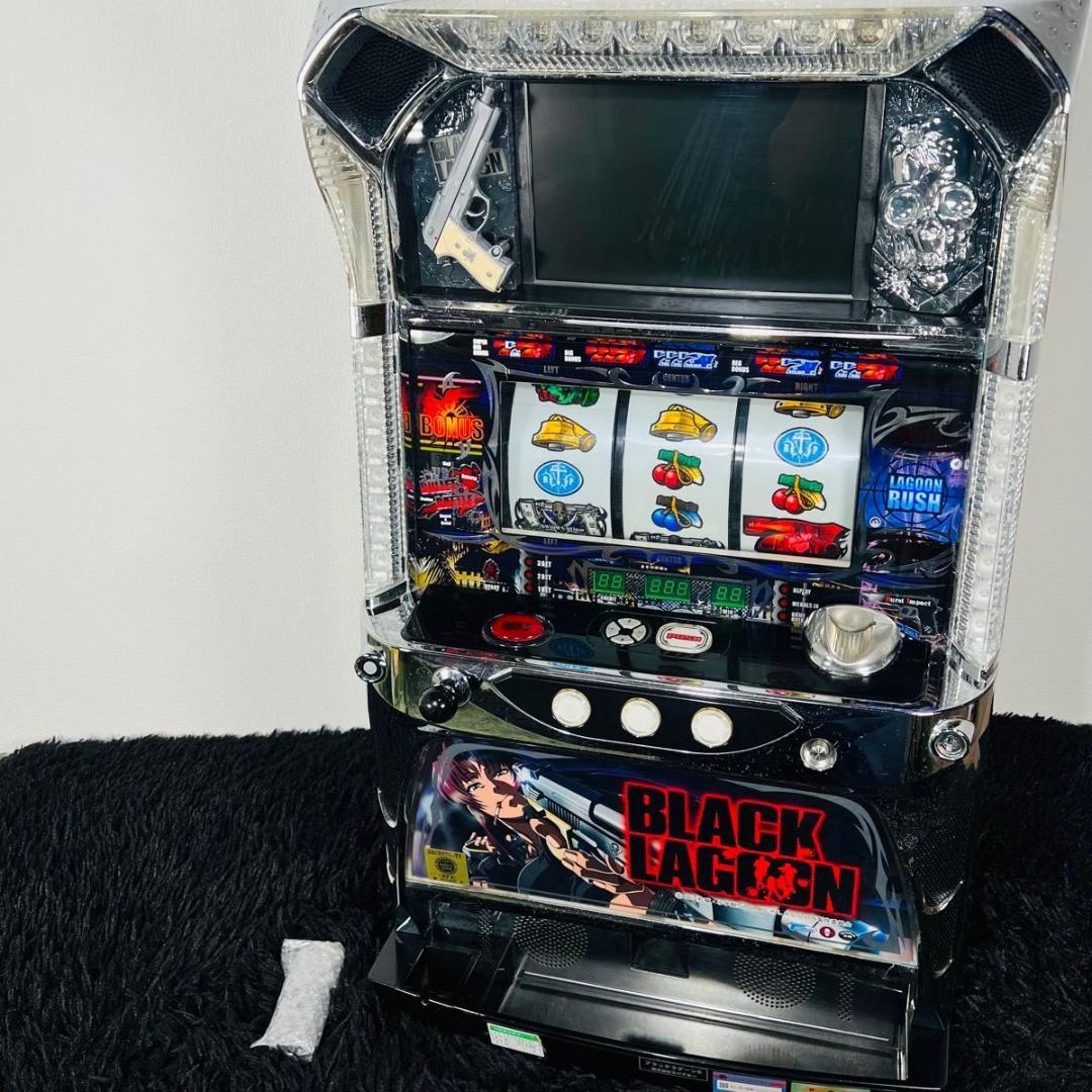 スパイキー ブラックラグーン 5号機 スロット 実機 白ロム付き 家スロ 大人気