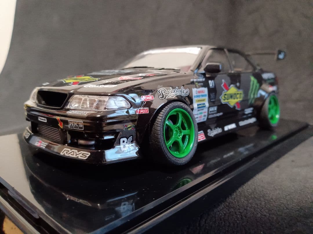 最終価格 1/24 JZX100 マークⅡ プラモデル 完成品 ケース付き