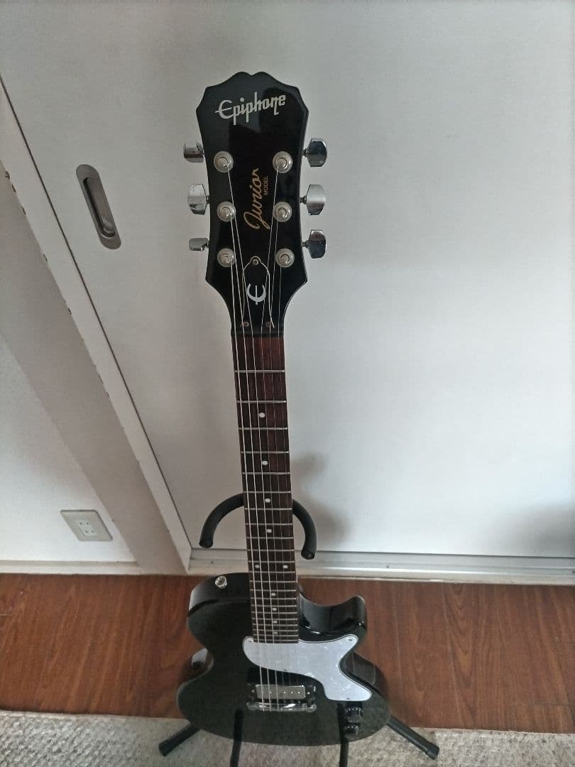 まさ、Epiphone レスポールジュニア、ピックアップ社外p90