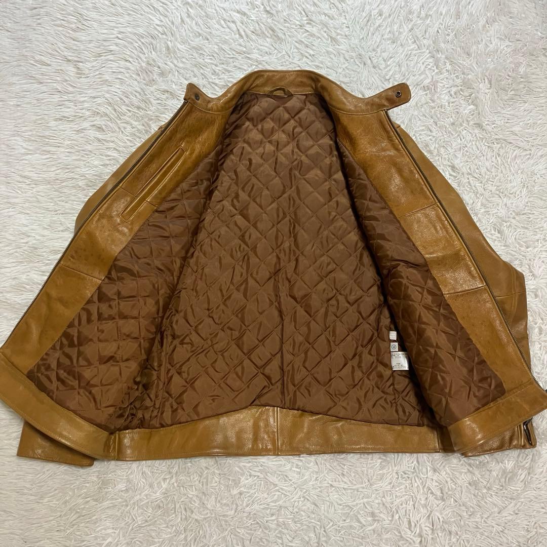 UNIQLO ユニクロ オールドユニクロ レザージャケット ブラウン 牛革 XL