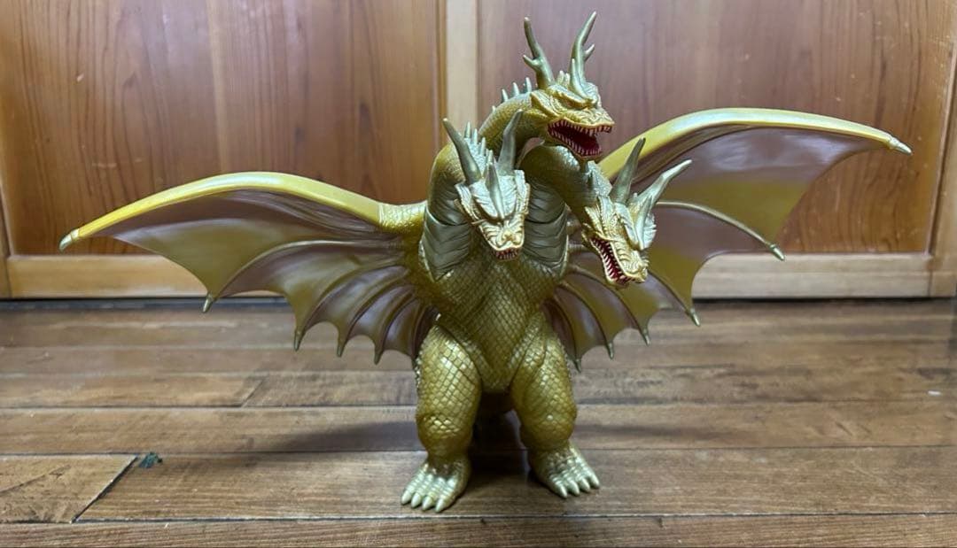 キングギドラ　ビッグサイズソフビ（箱付き）