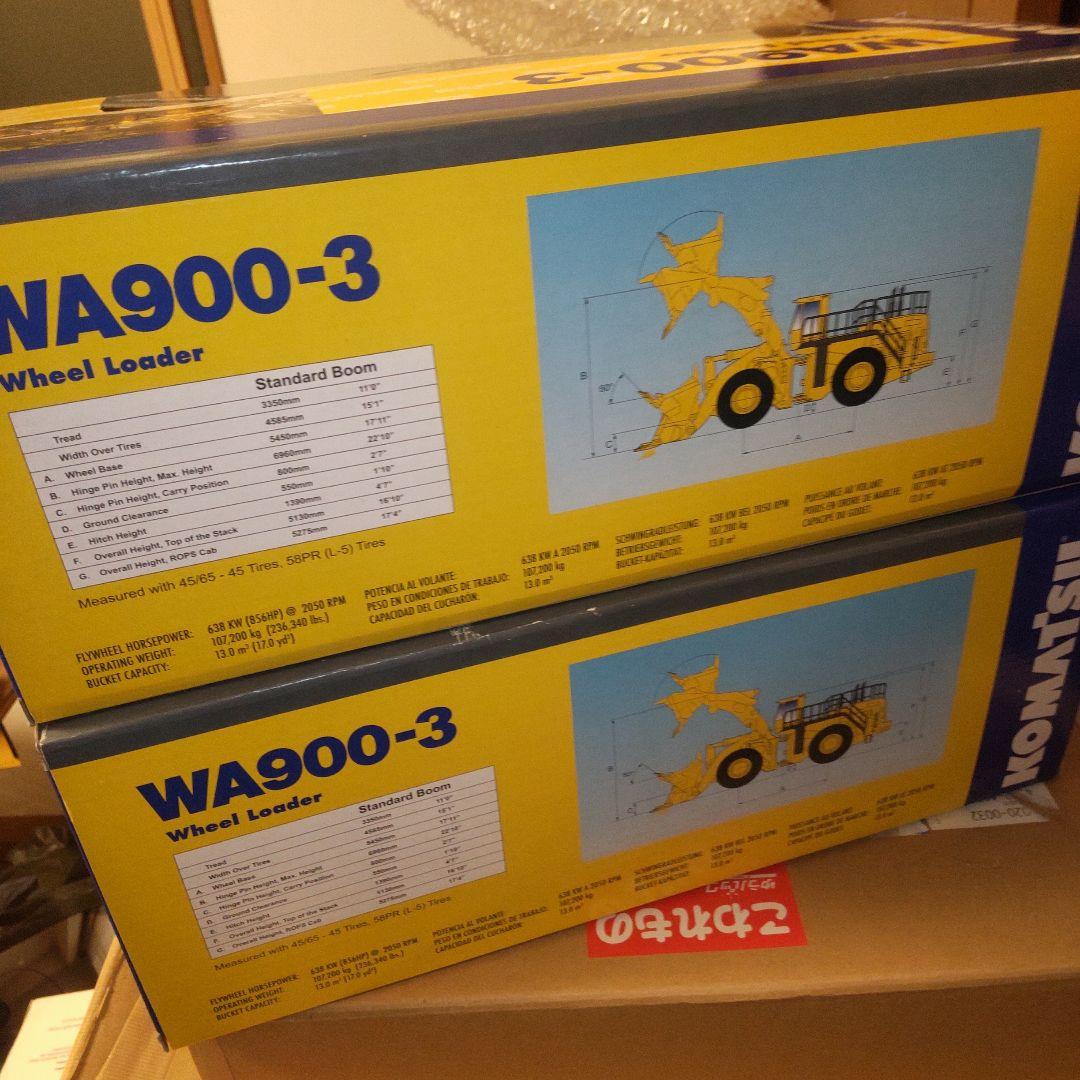 コマツ建機　KOMATSU WA900-3 　2商品セット 1/50
