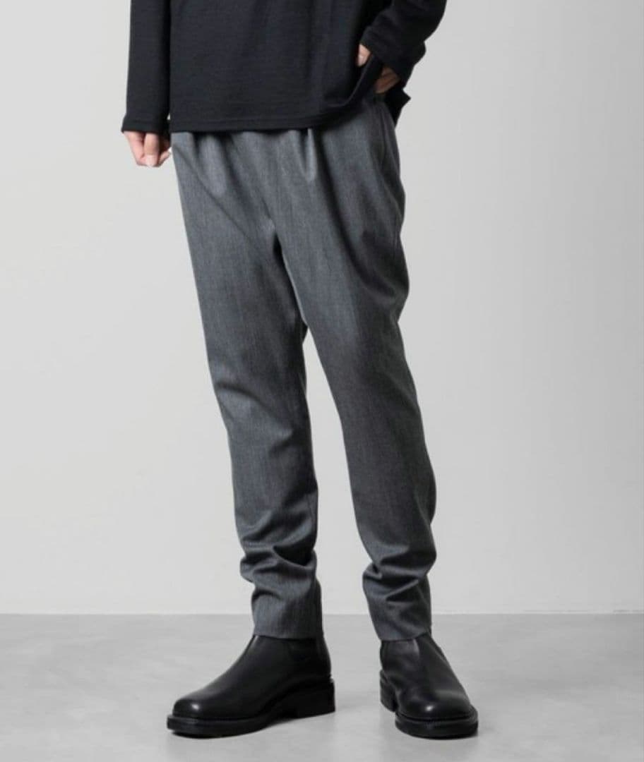 に*ら様 ato CLASSIC WOOL SARROUEL PANTS 46