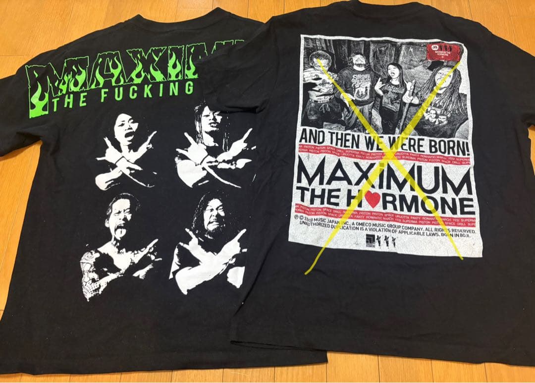 MAXIMUM THE FUCKING HORMONE Tシャツ