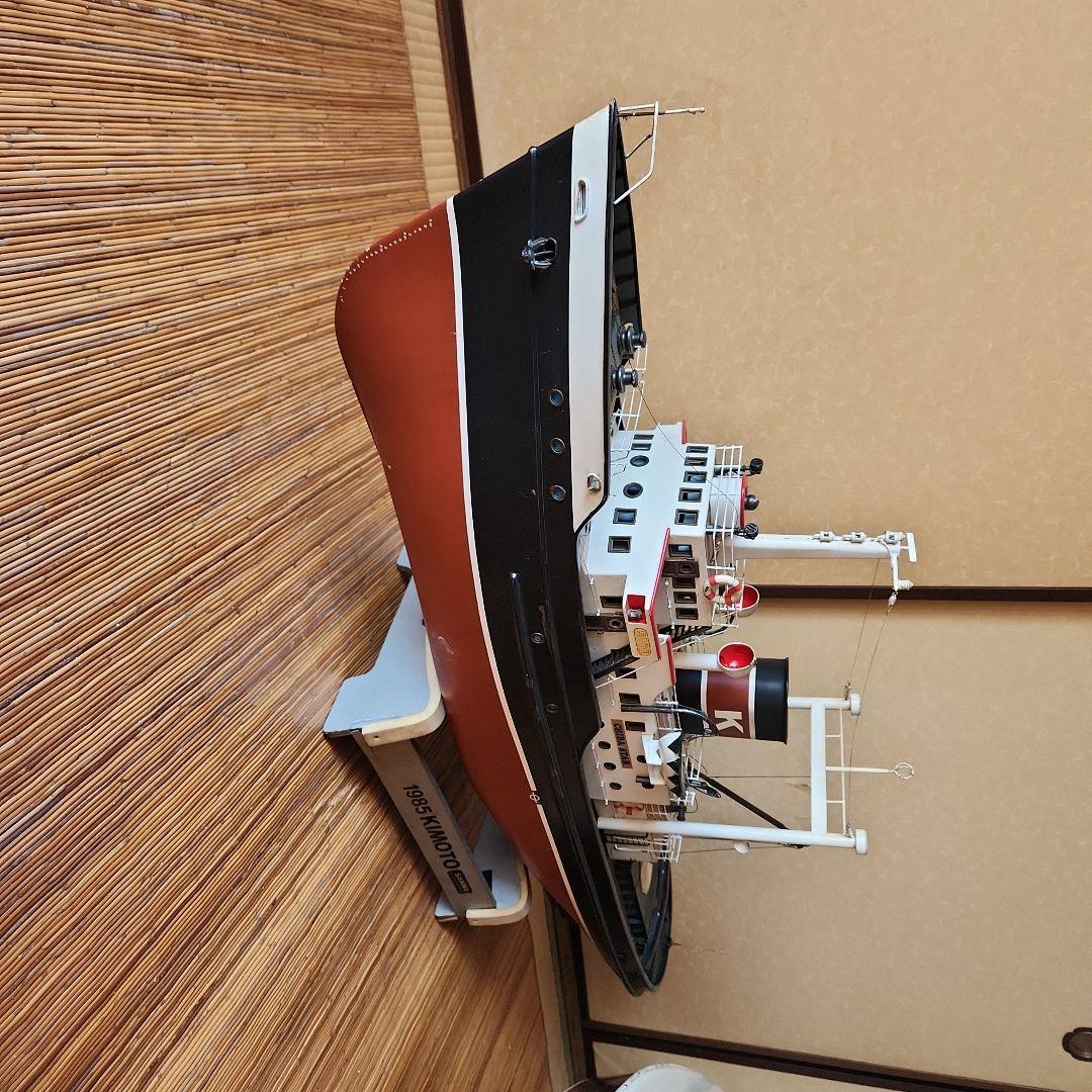 大型ラジコンボート、スチイ-ムエンジンボート4点