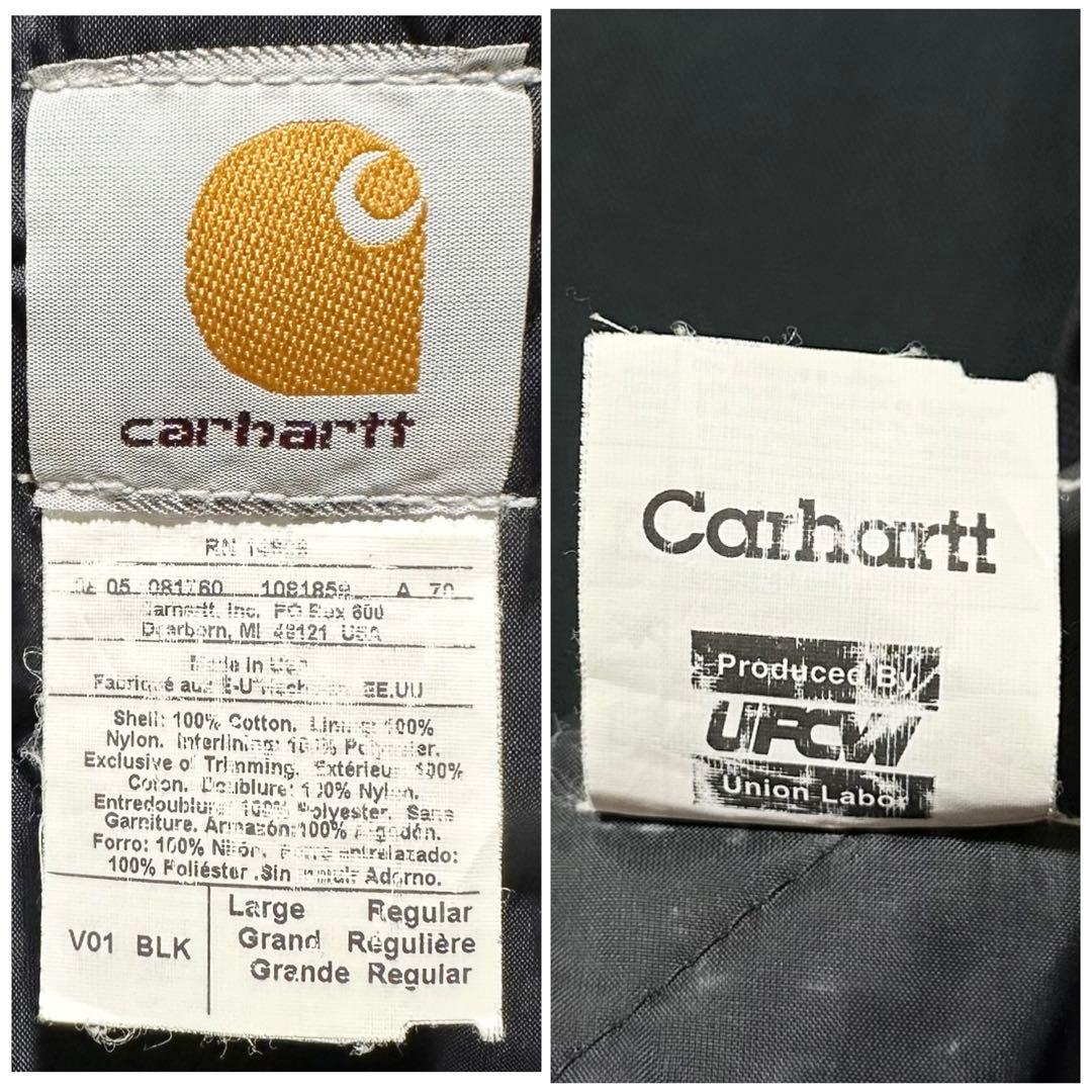 00s　USA製　カーハート　ベスト　V01BLK