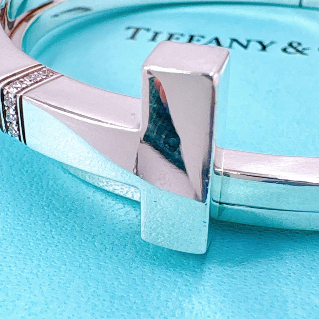 美品レア ティファニー Tスクエア ラップ ブレスレット ダイヤ シルバー925