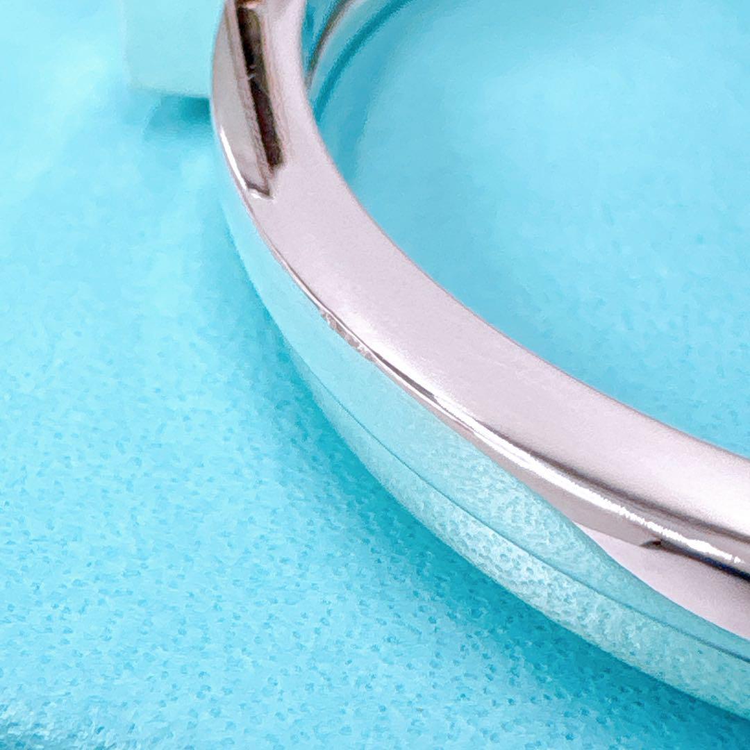 美品レア ティファニー Tスクエア ラップ ブレスレット ダイヤ シルバー925